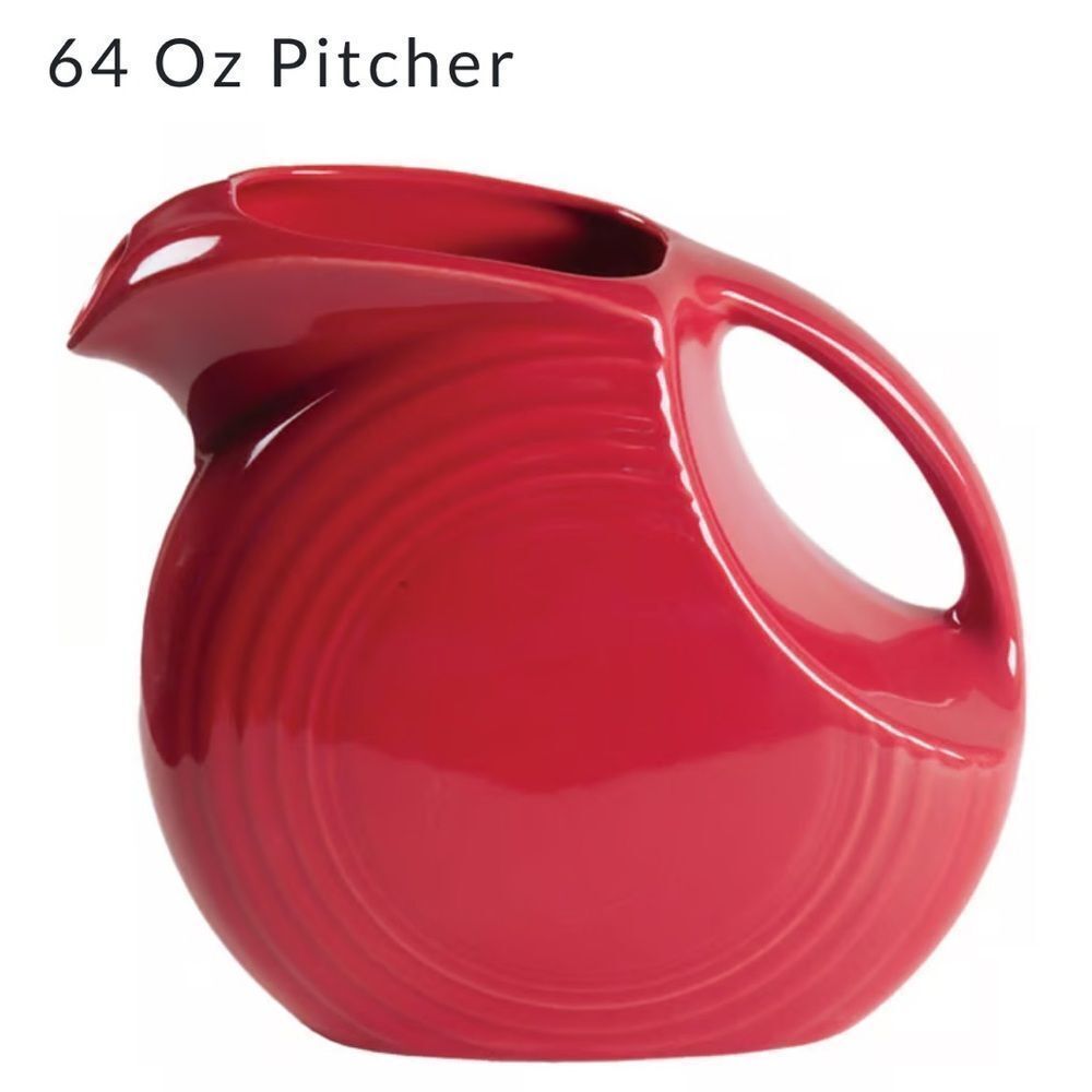 Fiestaware Scarlet 64 Oz Pitcher